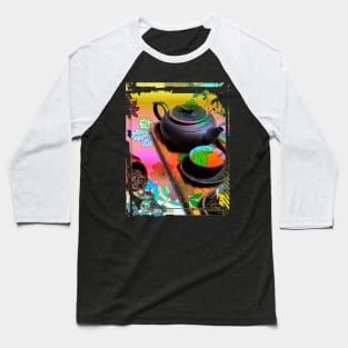 Japan Tea Ceremony Collage Art 99 Baseball T-Shirt